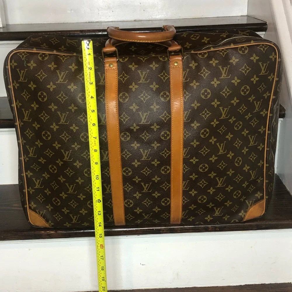 LOUIS VUITTON LV Monogram Sirius 55 Travel Bag Suitcase Tote 853